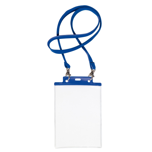 10 PORTANOME PASS 7ST-M 15x21cm (A5 BLU con CORDONCINO BLU